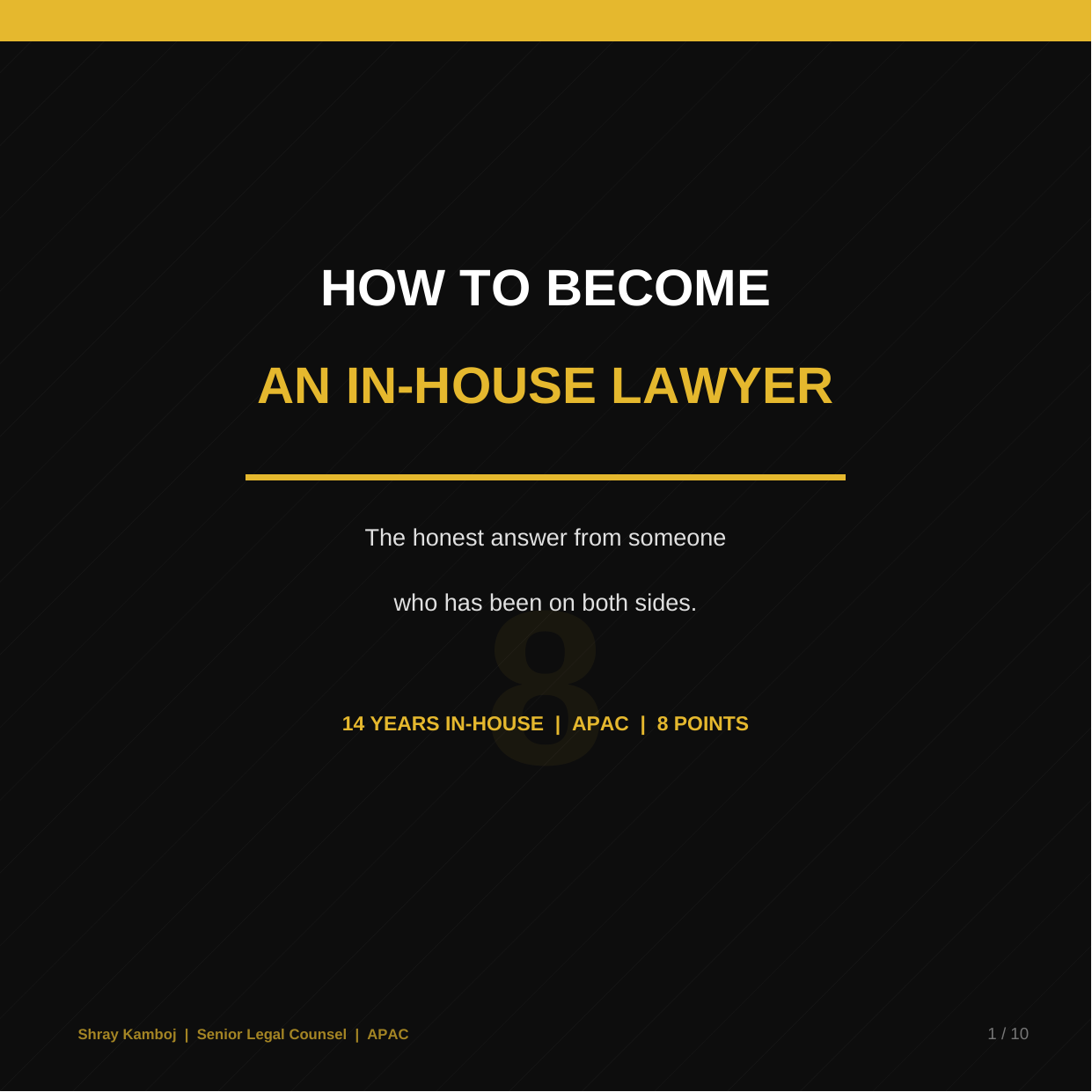 How To Become An In-House Lawyer